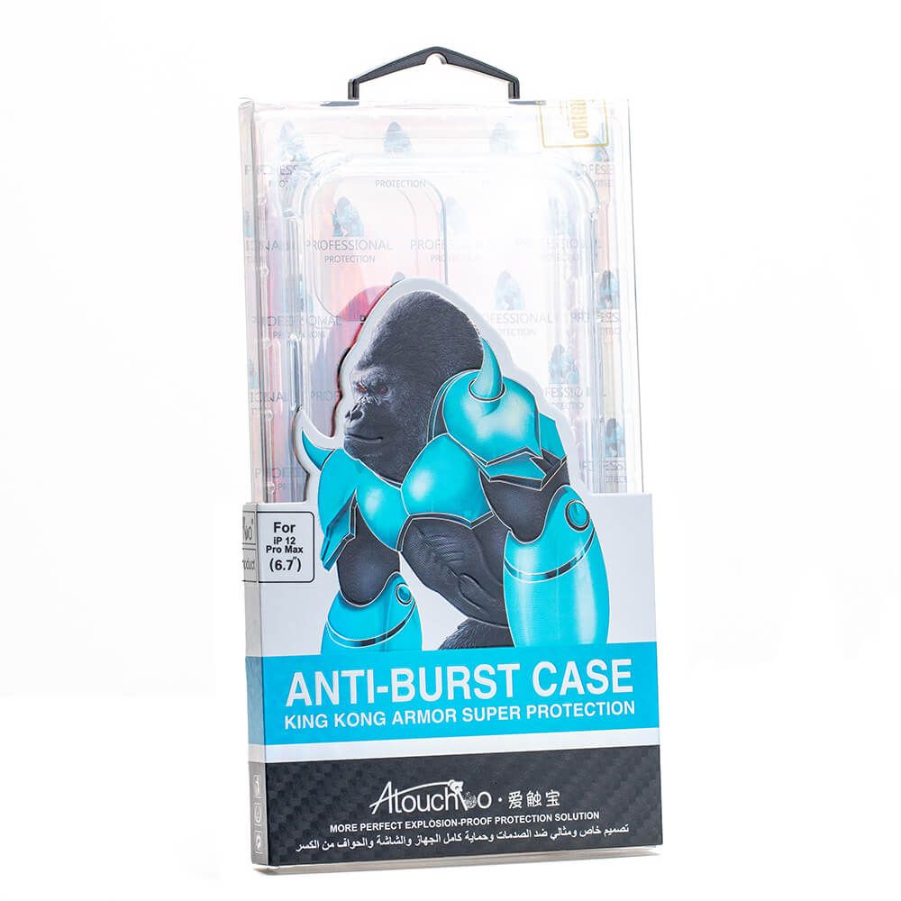 King Kong - Anti Burst for iPhone 12 Pro Max - Clear